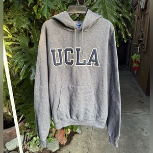 Champion UCLA Charcoal Hoodie Sz Small